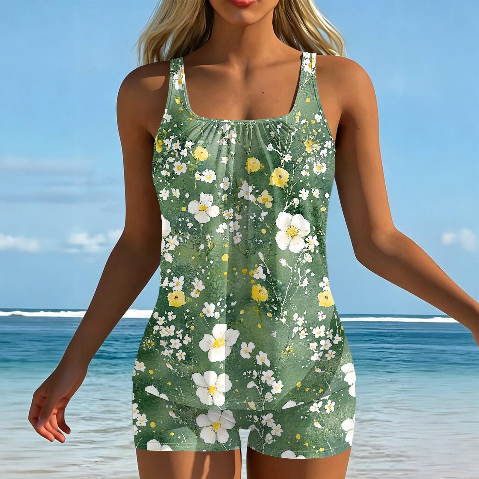Women’s Swimsuit with Square Neck and Floral Print Sleeveless Tankini Style Swimwear for Beach Pool Vacation XXL
Women’s Swimsuit with Square Neck and Floral Print Sleeveless Tankini Style Swimwear for Beach Pool Vacation XXL
