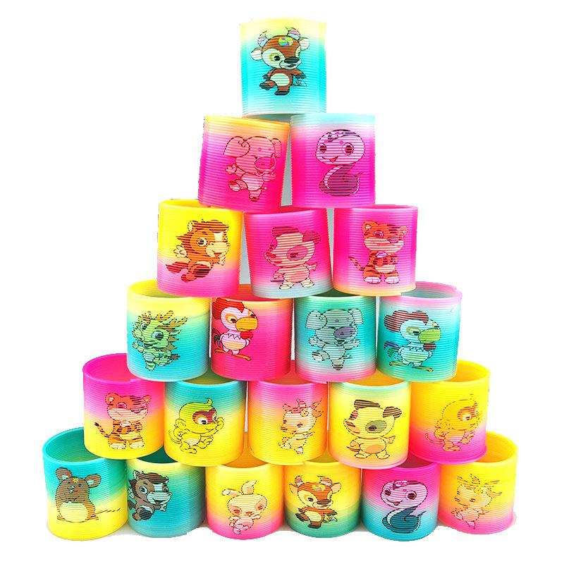 Kids Zodiac Spring Ring: Colorful Mini Smiley Face Rainbow with Seven Colors - Elastic Street Stall Prize Toy
Kids Zodiac Spring Ring: Colorful Mini Smiley Face Rainbow with Seven Colors - Elastic Street Stall Prize Toy