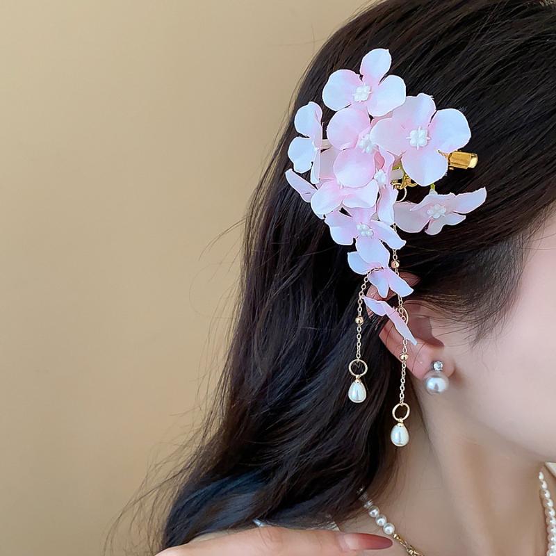 1Pc 2026Fabric Flower Petals Tassel Pearl Hair Clip For Women Girls Spring Summer Sweet Duckbill Clip Headwear Hair Accessories
1Pc 2026Fabric Flower Petals Tassel Pearl Hair Clip For Women Girls Spring Summer Sweet Duckbill Clip Headwear Hair Accessories