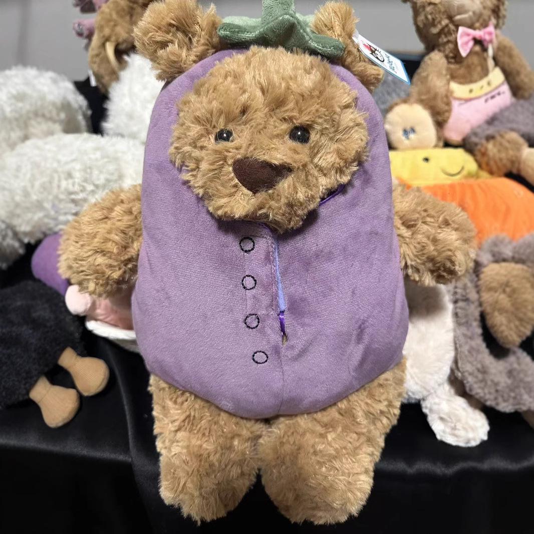 British Barcelona Bear Eggplant Costume Plush Toy Gift Teddy Bear 40cm (Complete Tags)
British Barcelona Bear Eggplant Costume Plush Toy Gift Teddy Bear 40cm (Complete Tags)