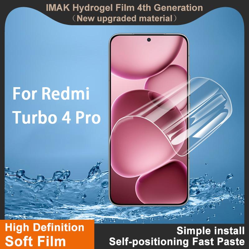 Для Redmi Turbo 4 Pro 5G Glass IMAK Hydrogel Film 4-го поколения Full Cover Screen Protector Redmi Turbo 4 Pro 5G
Для Redmi Turbo 4 Pro 5G Glass IMAK Hydrogel Film 4-го поколения Full Cover Screen Protector Redmi Turbo 4 Pro 5G