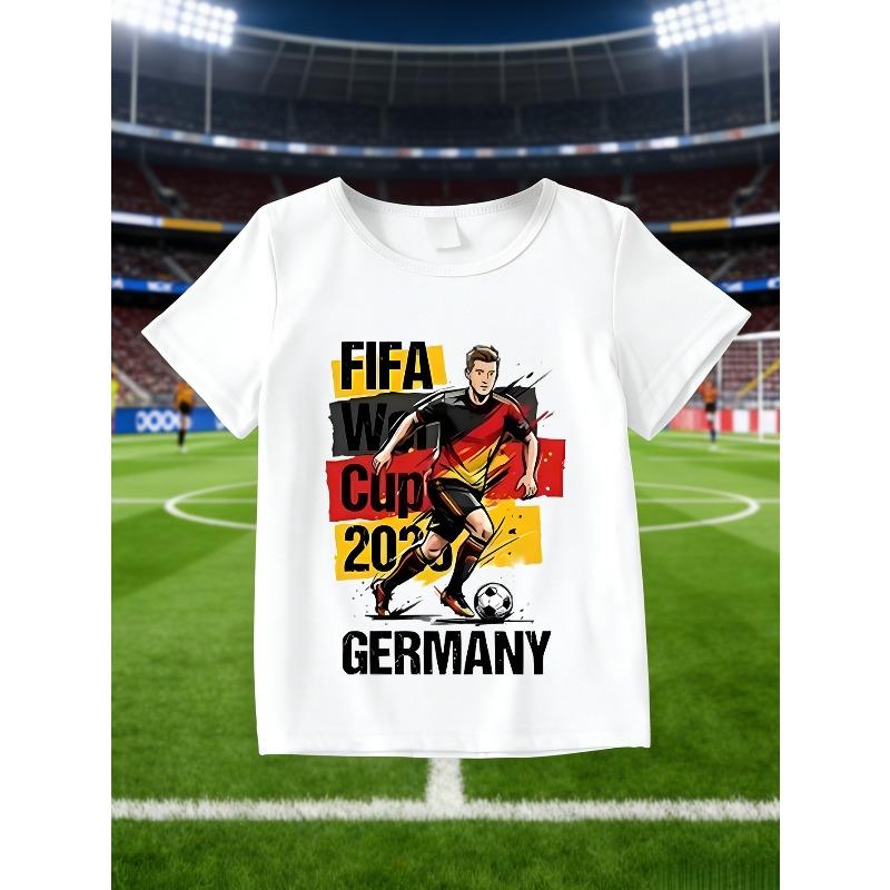European sizes Event Commemorative Edition T-Shirt Football Illustration And National Flag Color | Pure White Casual Edition 4XL
European sizes Event Commemorative Edition T-Shirt Football Illustration And National Flag Color | Pure White Casual Edition 4XL