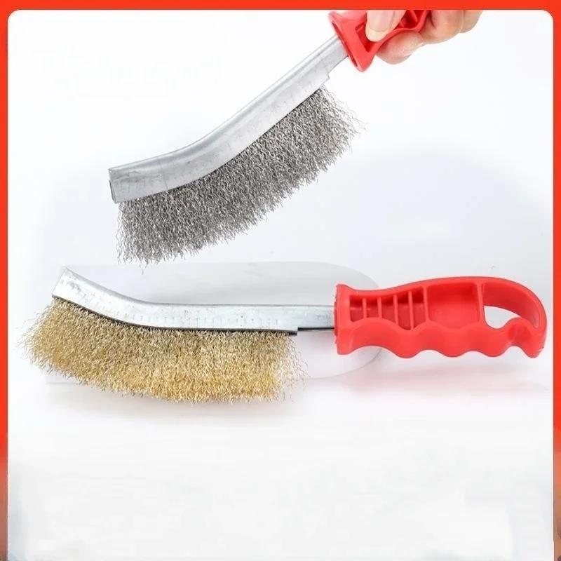 1pc Wire Brushe Brass Plated Steel Wire Stainless Steel Wire Brush Grill Cleaner BBQ Grill Steel Wire Brush Cleaning Tools
1pc Wire Brushe Brass Plated Steel Wire Stainless Steel Wire Brush Grill Cleaner BBQ Grill Steel Wire Brush Cleaning Tools