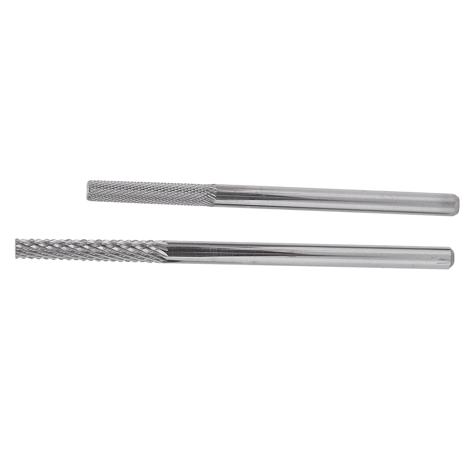 2pcs Nail Drill Bits Tungsten Steel Nail Grinding Heads Nail Drill Heads for Nail Technicians Nail Beginners
2pcs Nail Drill Bits Tungsten Steel Nail Grinding Heads Nail Drill Heads for Nail Technicians Nail Beginners