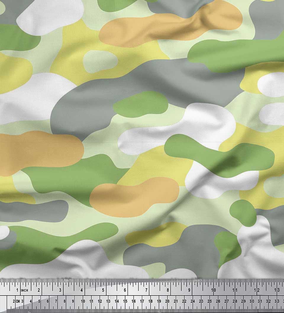 Двоколірна тканина Soimoi Japan Crepe Satin із сірим камуфляжним принтом на метр 42 дюйма 42 Inch Wide - Poly Crepe білий
Двоколірна тканина Soimoi Japan Crepe Satin із сірим камуфляжним принтом на метр 42 дюйма 42 Inch Wide - Poly Crepe білий