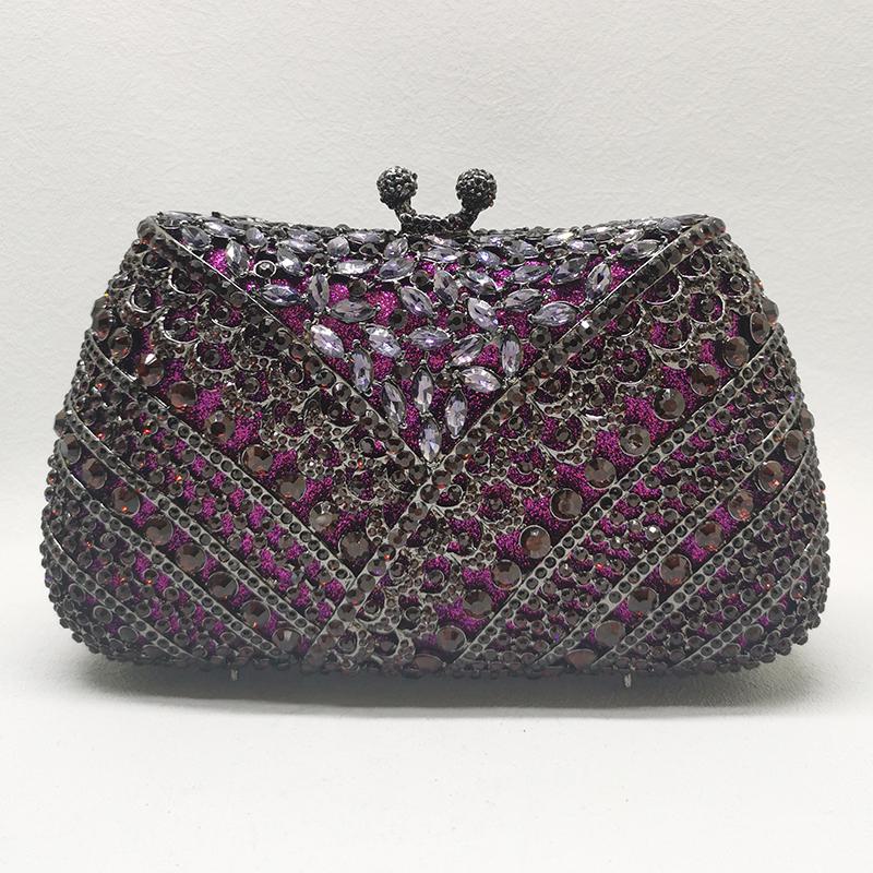 Luxury Crystal Evening Clutch Bags WHTUOHENG Green/Silver/Gold Rhinestone Handbags for Women Ladies Party Prom Dinner Clutches 18cmX10cmX5cm фиолетовый
Luxury Crystal Evening Clutch Bags WHTUOHENG Green/Silver/Gold Rhinestone Handbags for Women Ladies Party Prom Dinner Clutches 18cmX10cmX5cm фиолетовый