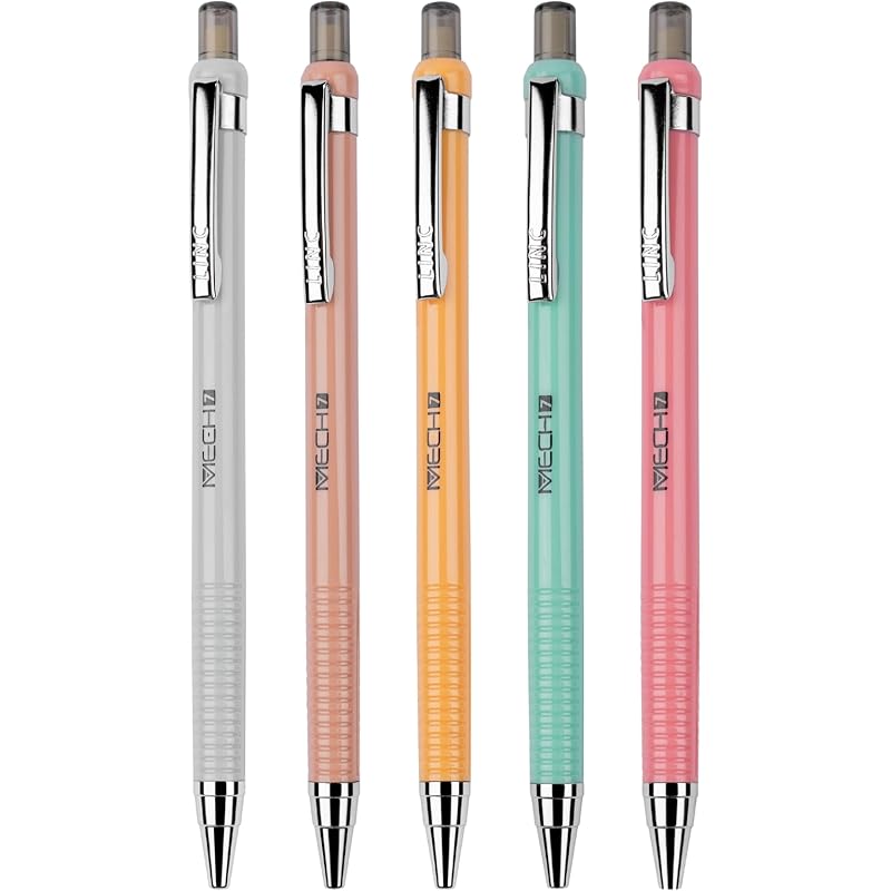 Linc 0.7Mm Mech7 Mechanical Pencil, Multicolor Body (Pack Of 10) 110 чорний
Linc 0.7Mm Mech7 Mechanical Pencil, Multicolor Body (Pack Of 10) 110 чорний