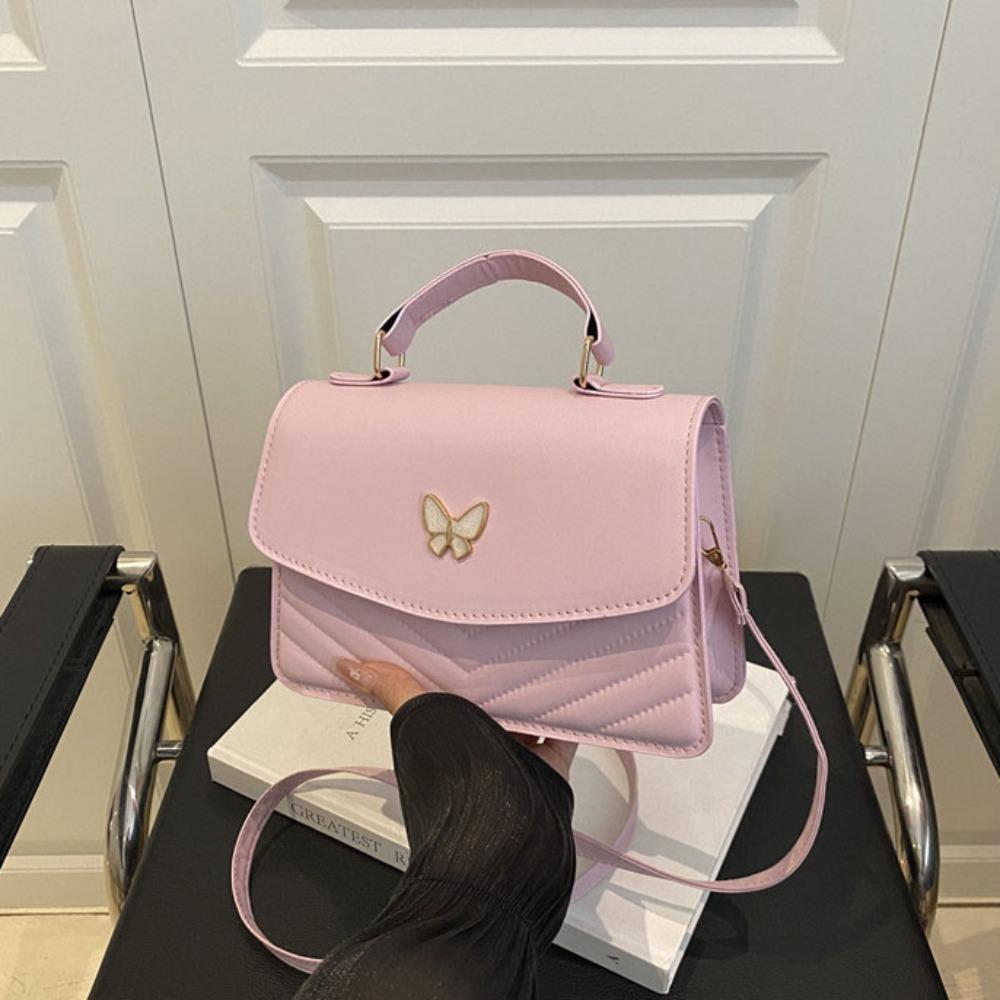 PU Leather Portable Small Square Bag Large Capacity Elegant Shoulder Bag Class Commuting Style C
PU Leather Portable Small Square Bag Large Capacity Elegant Shoulder Bag Class Commuting Style C