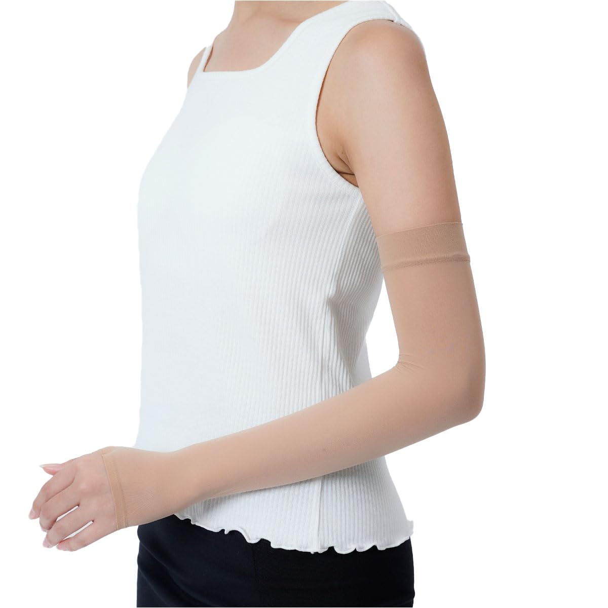 UV plain beige arm hand to upper arm 1 SCY hand stockings SatisfiedCooling, run-resistant, antibacterial, odor-resistant, heat-shielding,
UV plain beige arm hand to upper arm 1 SCY hand stockings SatisfiedCooling, run-resistant, antibacterial, odor-resistant, heat-shielding,