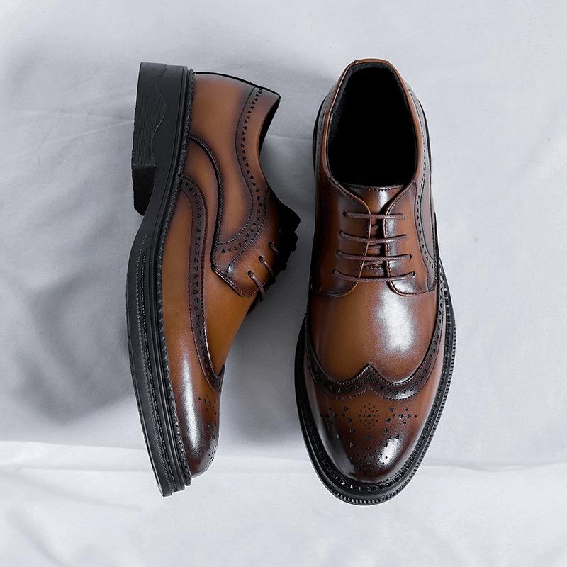 Кожаные туфли Brock British Suit Leather Brown Casual Business Dress Мужские свадебные туфли для жениха 36101-R 38 коричневый
Кожаные туфли Brock British Suit Leather Brown Casual Business Dress Мужские свадебные туфли для жениха 36101-R 38 коричневый