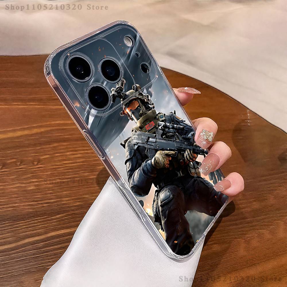 Game Delta Force Phone Case For iPhone 16,15,17,12,13,14,11 Max,Pro,Plus,X,XS,XR,SE4,E Mini Transparent Cover iPhone14Plus
Game Delta Force Phone Case For iPhone 16,15,17,12,13,14,11 Max,Pro,Plus,X,XS,XR,SE4,E Mini Transparent Cover iPhone14Plus