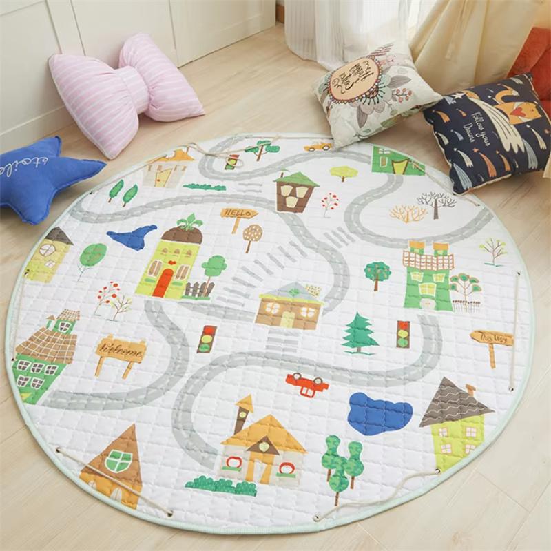 Cartoon Drawstring Kids Toys Storage Bag Round Baby Floor Play Mat Climbing Carpet Baby Children Toys Organizer Storage Bag Diameter 1.5m
Cartoon Drawstring Kids Toys Storage Bag Round Baby Floor Play Mat Climbing Carpet Baby Children Toys Organizer Storage Bag Diameter 1.5m