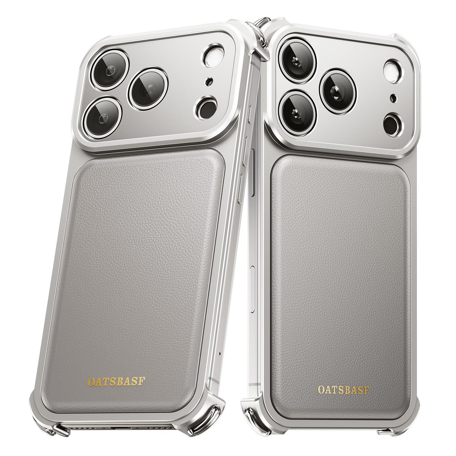 Oatsbasf Leather Phone Case for iPhone 17 Pro Max/16 Pro Phone Cover Shockproof Magsafe Protective Metal Frameless Bumper Cover iPhone17 Pro Max
Oatsbasf Leather Phone Case for iPhone 17 Pro Max/16 Pro Phone Cover Shockproof Magsafe Protective Metal Frameless Bumper Cover iPhone17 Pro Max