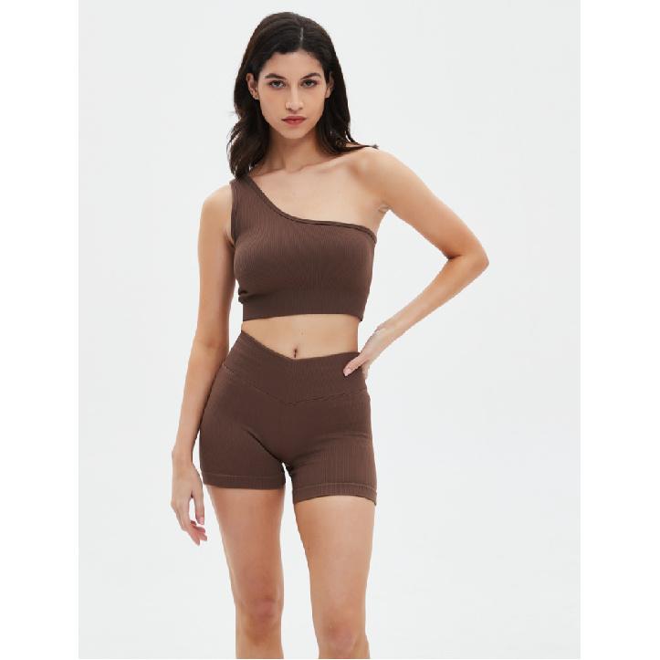 Новый бесшовный комплект для йоги с высокой талией, с покатыми плечами и красивой спиной, для упражнений и фитнеса, костюм для йоги для женщин L темно-коричневого
Новый бесшовный комплект для йоги с высокой талией, с покатыми плечами и красивой спиной, для упражнений и фитнеса, костюм для йоги для женщин L темно-коричневого