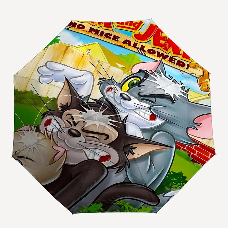 1pc Tom and Jerry Automatic Folding Umbrella - Compact 8-Rib Design, Durable Plastic & Iron1077L
1pc Tom and Jerry Automatic Folding Umbrella - Compact 8-Rib Design, Durable Plastic & Iron1077L