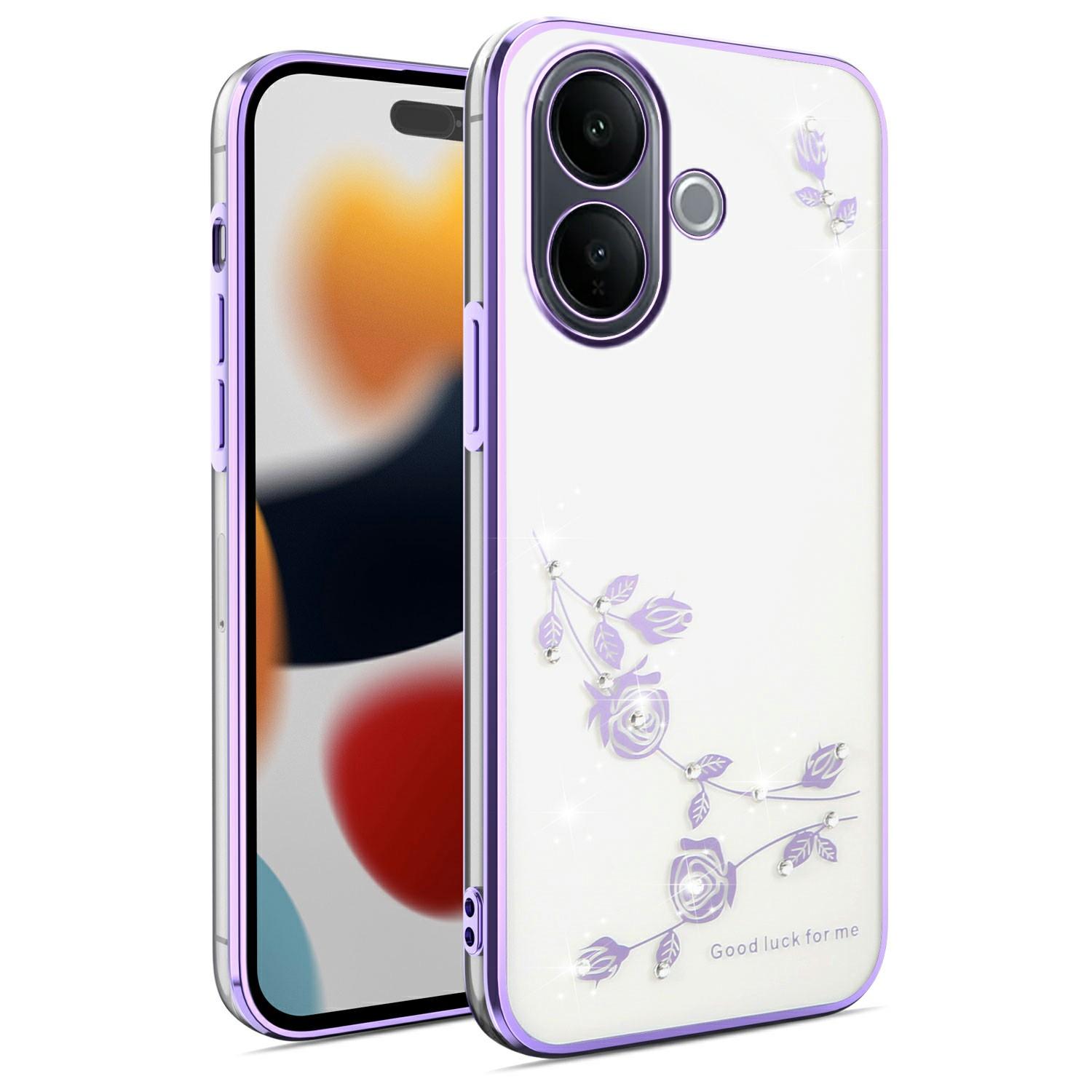 KADEM For vivo V60 Lite 4G/5G Case Flower Rhinestone Decor TPU Phone Cover
KADEM For vivo V60 Lite 4G/5G Case Flower Rhinestone Decor TPU Phone Cover