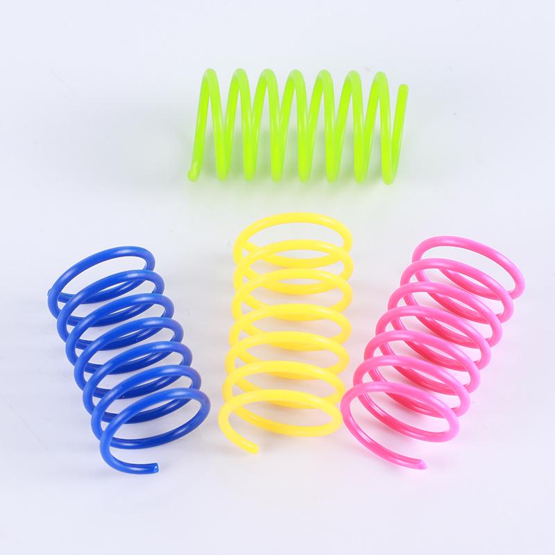 Interactive High-Elasticity ABS Spring Cat Toy - Wear-Resistant for Long-Lasting Play 4 Pack (Random Colors)
Interactive High-Elasticity ABS Spring Cat Toy - Wear-Resistant for Long-Lasting Play 4 Pack (Random Colors)