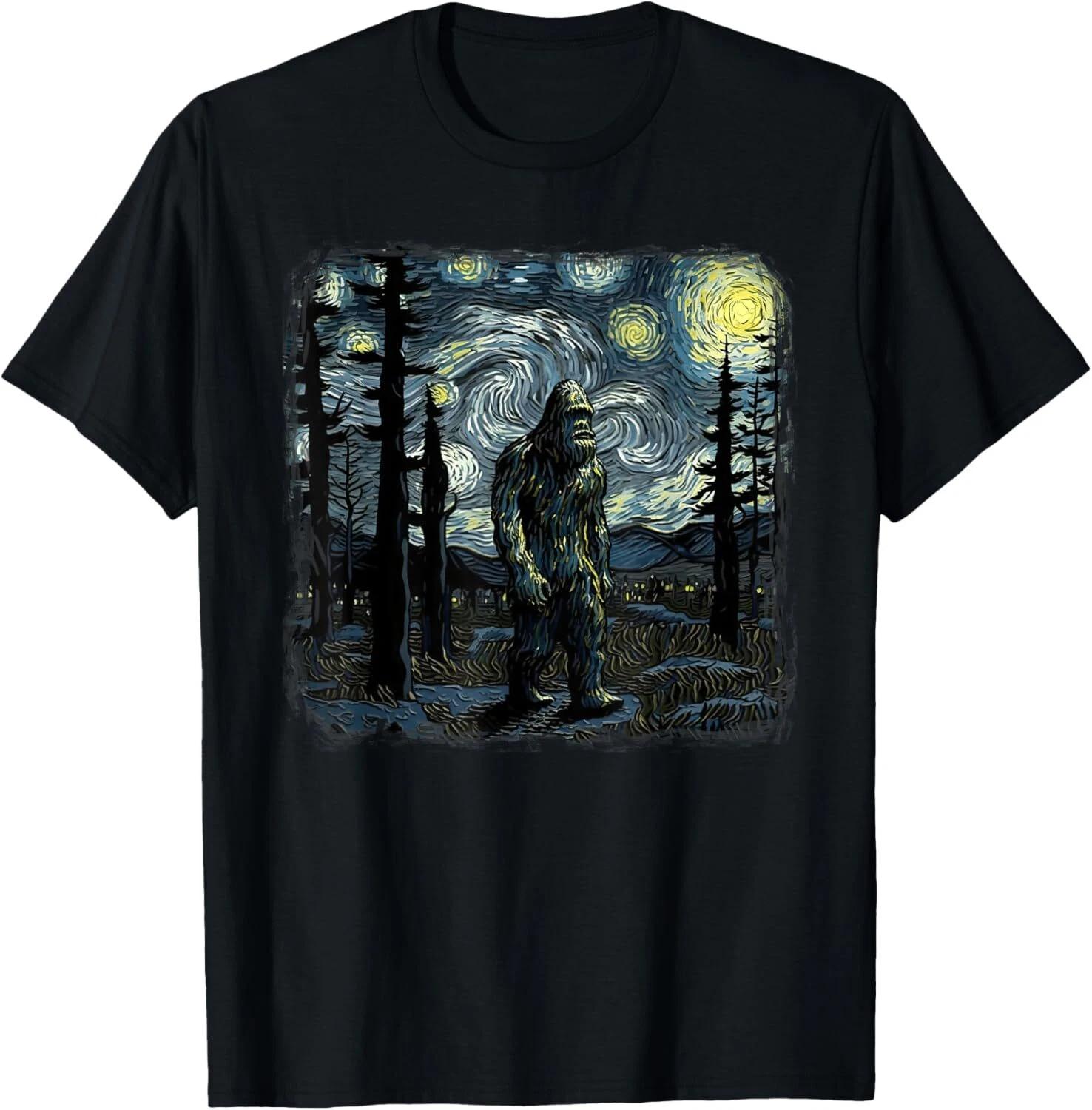Bigfoot Starry Night Sasquatch Van Gogh Sky Painting Art Gift Unisex T-Shirt 4XL
Bigfoot Starry Night Sasquatch Van Gogh Sky Painting Art Gift Unisex T-Shirt 4XL