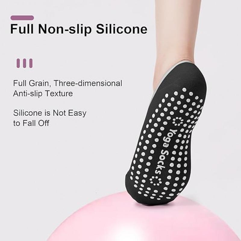 3 Pairs Mixed Color Yoga Socks Cross Strap Non Slip Grip Socks Silicone Non Slip for Pilates Barre Dance Gym United States
3 Pairs Mixed Color Yoga Socks Cross Strap Non Slip Grip Socks Silicone Non Slip for Pilates Barre Dance Gym United States