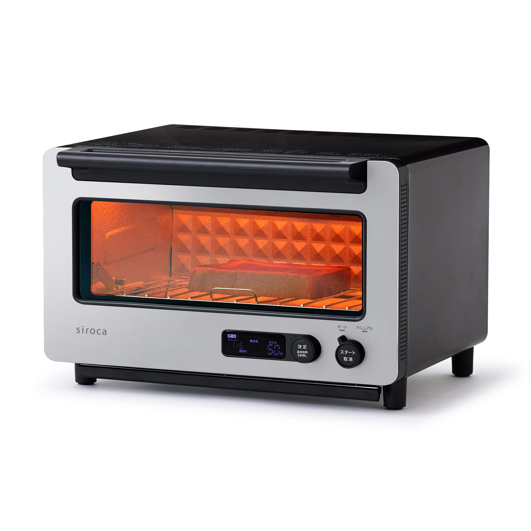 Shiroka Subayaki Toaster Special Black toast in 90 auto sweet height ST-2D471 [Excellent seconds/Flame technology/Easy operation/Smart
Shiroka Subayaki Toaster Special Black toast in 90 auto sweet height ST-2D471 [Excellent seconds/Flame technology/Easy operation/Smart