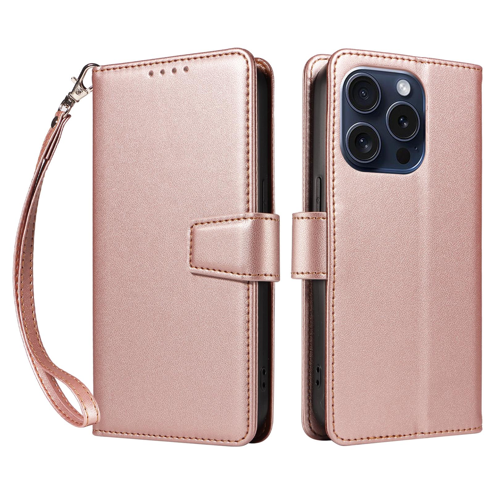 For iPhone 14 Pro Max Case RFID Blocking PU Leather Wallet Flip Phone Cover with Wrist Strap Rose Gold
For iPhone 14 Pro Max Case RFID Blocking PU Leather Wallet Flip Phone Cover with Wrist Strap Rose Gold