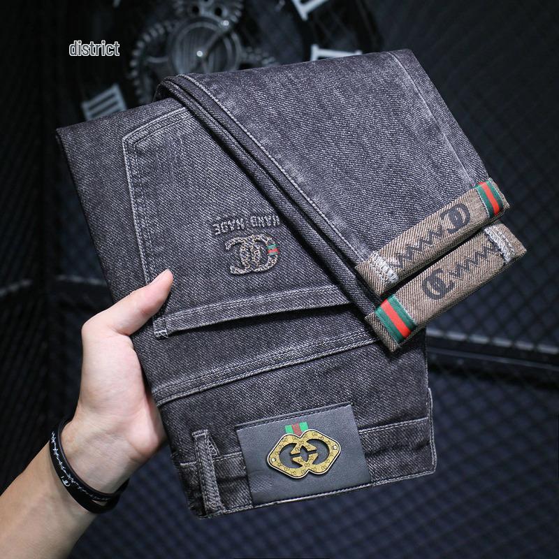 Мужские модные джинсы слим-фит - 2024 год, корейский стиль с универсальными принтами 31
Мужские модные джинсы слим-фит - 2024 год, корейский стиль с универсальными принтами 31