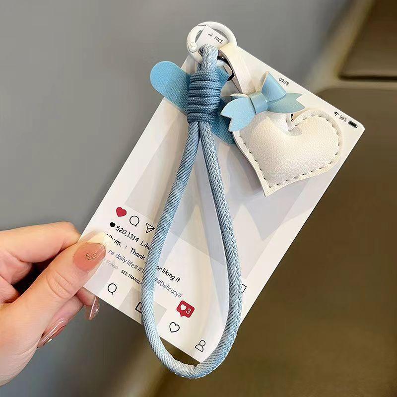 Luxury Leather Charm Phone Lanyard Wrist Strap Tassel Love Heart Handmade Keychain Pendant Counter-Loss Handbag Bag Accessories
Luxury Leather Charm Phone Lanyard Wrist Strap Tassel Love Heart Handmade Keychain Pendant Counter-Loss Handbag Bag Accessories