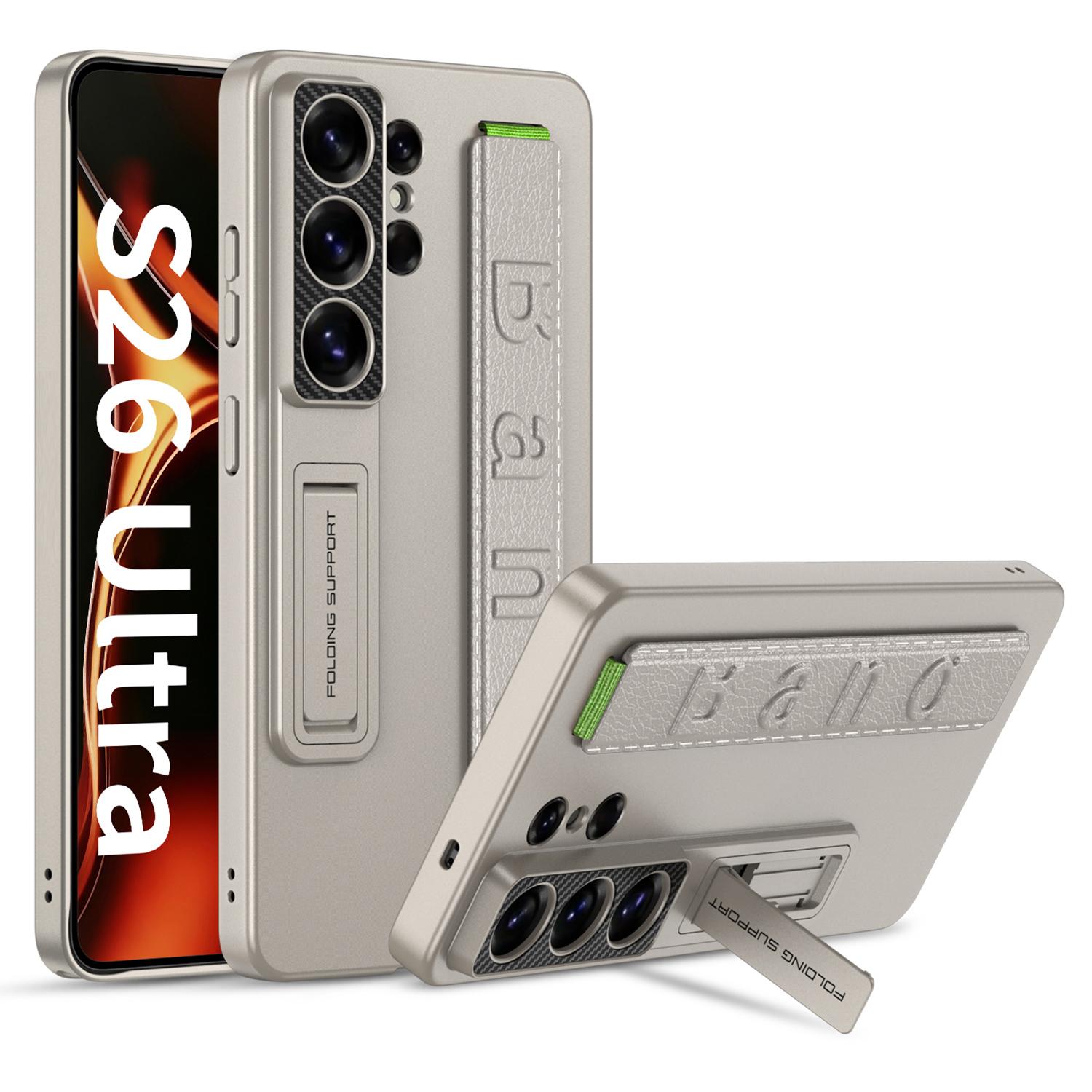 GKK For Samsung Galaxy S26 Ultra Case PC + TPU Kickstand Phone Back Cover with Wristband
GKK For Samsung Galaxy S26 Ultra Case PC + TPU Kickstand Phone Back Cover with Wristband
