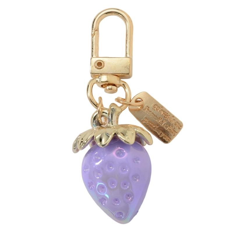 Strawberry Themed Key Accessory Resin Pendant Multipurpose Decoration for Bags and Phones фиолетовый
Strawberry Themed Key Accessory Resin Pendant Multipurpose Decoration for Bags and Phones фиолетовый