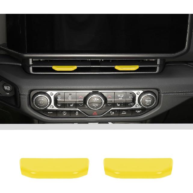 JWWY for Jeep JL Vent Air Outlet Adjustment Cover Trim Fit for 2024-2025 Jeep Wrangler JL JLU Gladiator JT 4xe Interior Accessories 2pcs Orange
JWWY for Jeep JL Vent Air Outlet Adjustment Cover Trim Fit for 2024-2025 Jeep Wrangler JL JLU Gladiator JT 4xe Interior Accessories 2pcs Orange