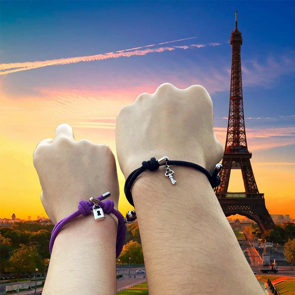 Gifts Lovers Jewelry Men Magnetic Women Couple Bracelet Key Lock Bracelet Magnet Bracelet Hand Rope чёрный
Gifts Lovers Jewelry Men Magnetic Women Couple Bracelet Key Lock Bracelet Magnet Bracelet Hand Rope чёрный