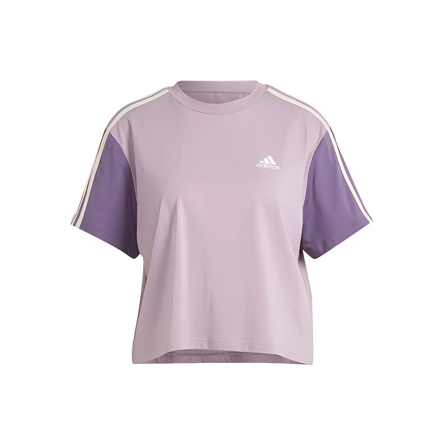 Adidas Футболка с коротким рукавом и полосатым принтом логотипа, повседневная, с круглым вырезом, женские топы, фиолетовые IS1571 XL
Adidas Футболка с коротким рукавом и полосатым принтом логотипа, повседневная, с круглым вырезом, женские топы, фиолетовые IS1571 XL