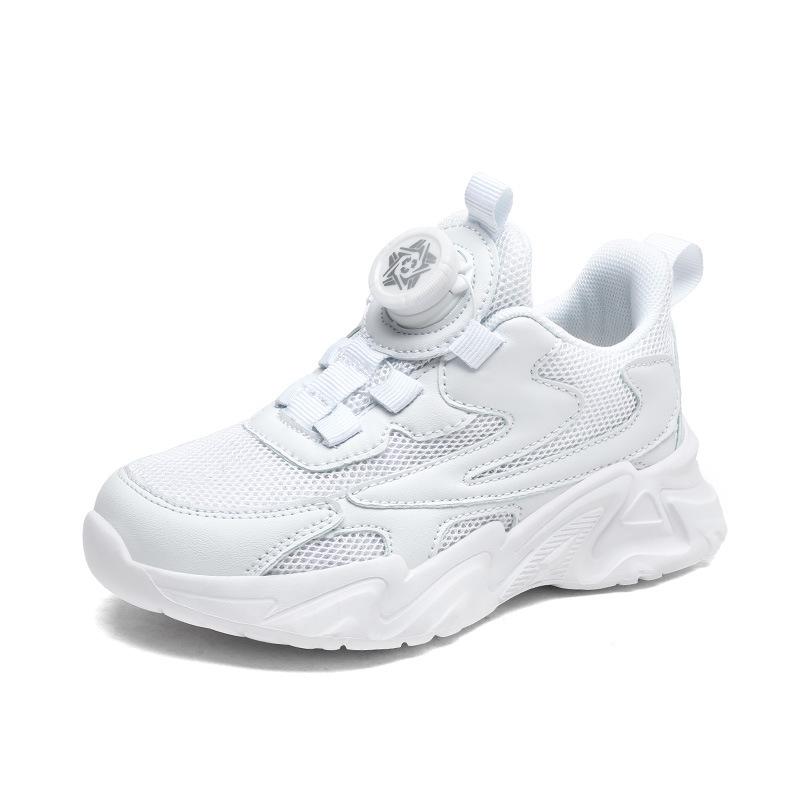 Kids White Breathable Mesh Shoes, Spring/Summer 2023, Boys and Girls Sport Style with Rotary Button Closure. Size 29
Kids White Breathable Mesh Shoes, Spring/Summer 2023, Boys and Girls Sport Style with Rotary Button Closure. Size 29