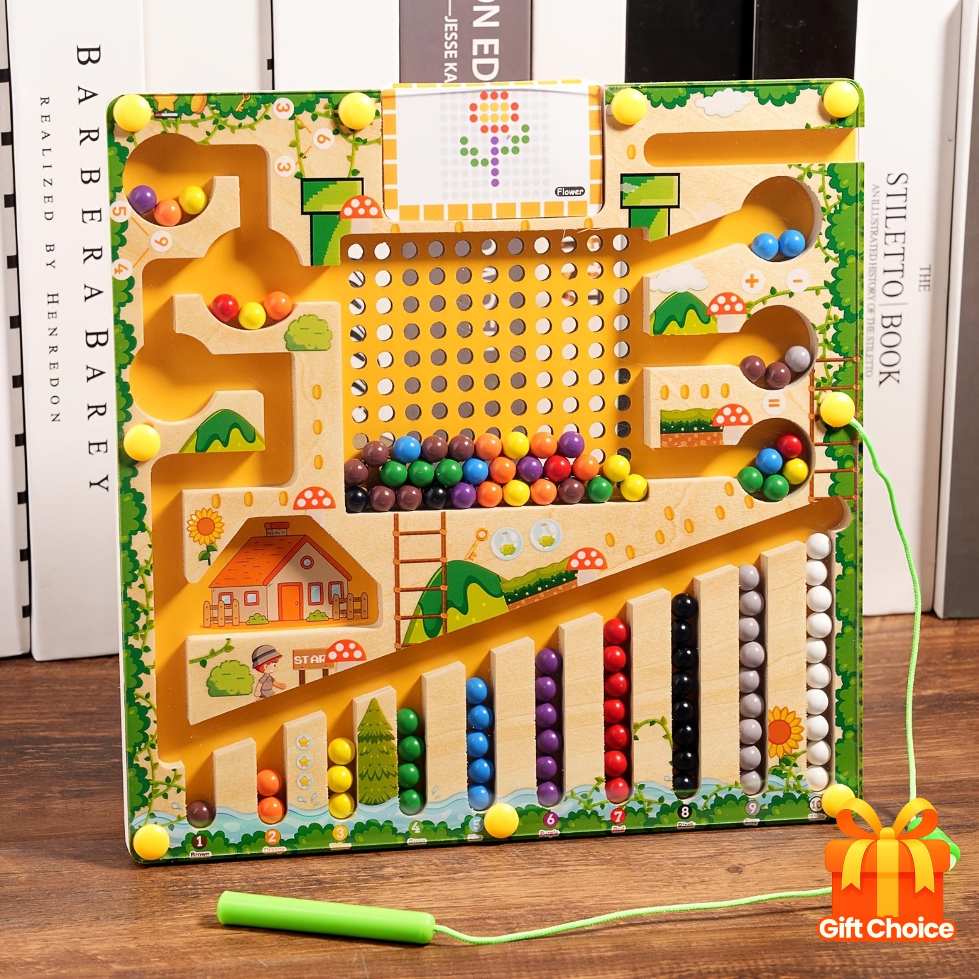 Fun Magnetic Maze Toy Color Sorting Focus Training and Brain Development Game for Kids S хакі
Fun Magnetic Maze Toy Color Sorting Focus Training and Brain Development Game for Kids S хакі