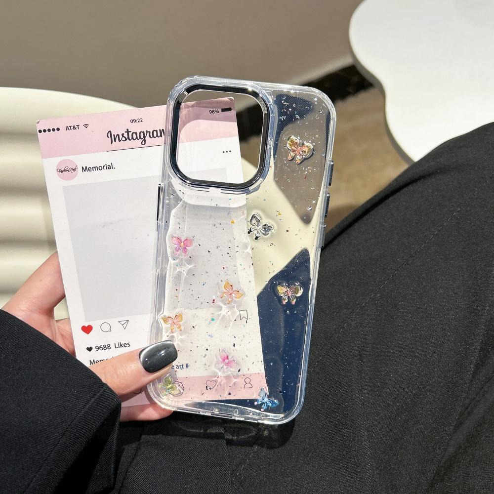 Luxury Glitter Butterfly Transparent Bumper Case For iPhone 16 15 14 13 12 11 Pro Max Plus Shockproof Silicone Protective Cover For iPhone 12
Luxury Glitter Butterfly Transparent Bumper Case For iPhone 16 15 14 13 12 11 Pro Max Plus Shockproof Silicone Protective Cover For iPhone 12