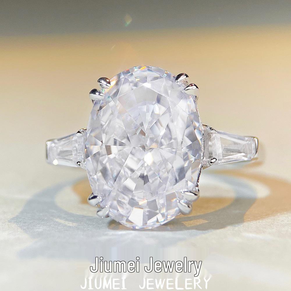 2022 S925 Sterling Silver Women s Pigeon Egg Ring with 10 Carat High Carbon Diamond Zircon Size 6
2022 S925 Sterling Silver Women s Pigeon Egg Ring with 10 Carat High Carbon Diamond Zircon Size 6