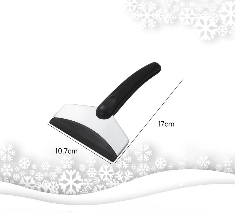 Stainless steel long handle car defrosting shovel for winter defrosting and scraping. Black curved handle snow scraper for cars
Stainless steel long handle car defrosting shovel for winter defrosting and scraping. Black curved handle snow scraper for cars