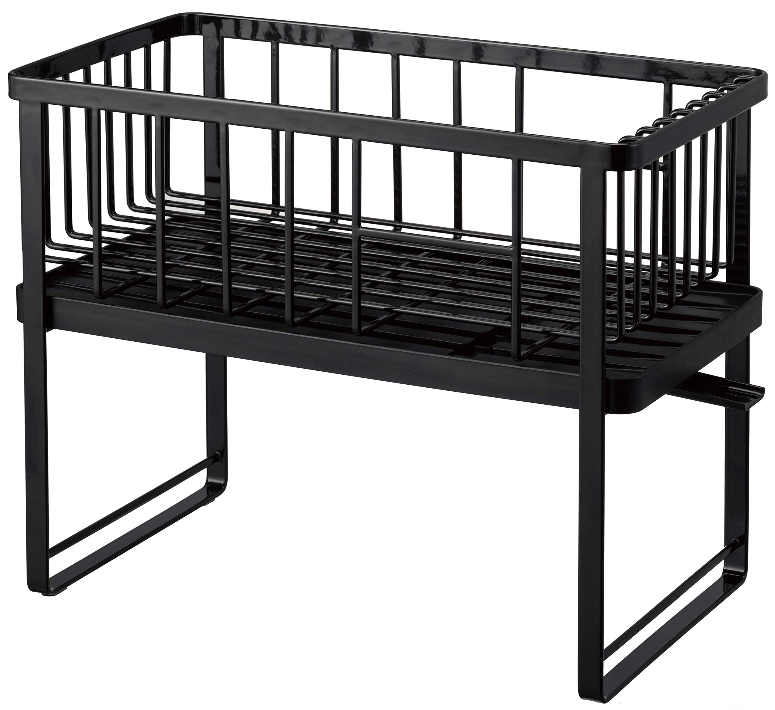 Yamazaki Jitsugyo (Yamazaki) Two-way Drainer Wire Basket 2 Tiers Black Approx. W41 x D22 x H33.5cm Tower Drainer Basket 4387
Yamazaki Jitsugyo (Yamazaki) Two-way Drainer Wire Basket 2 Tiers Black Approx. W41 x D22 x H33.5cm Tower Drainer Basket 4387
