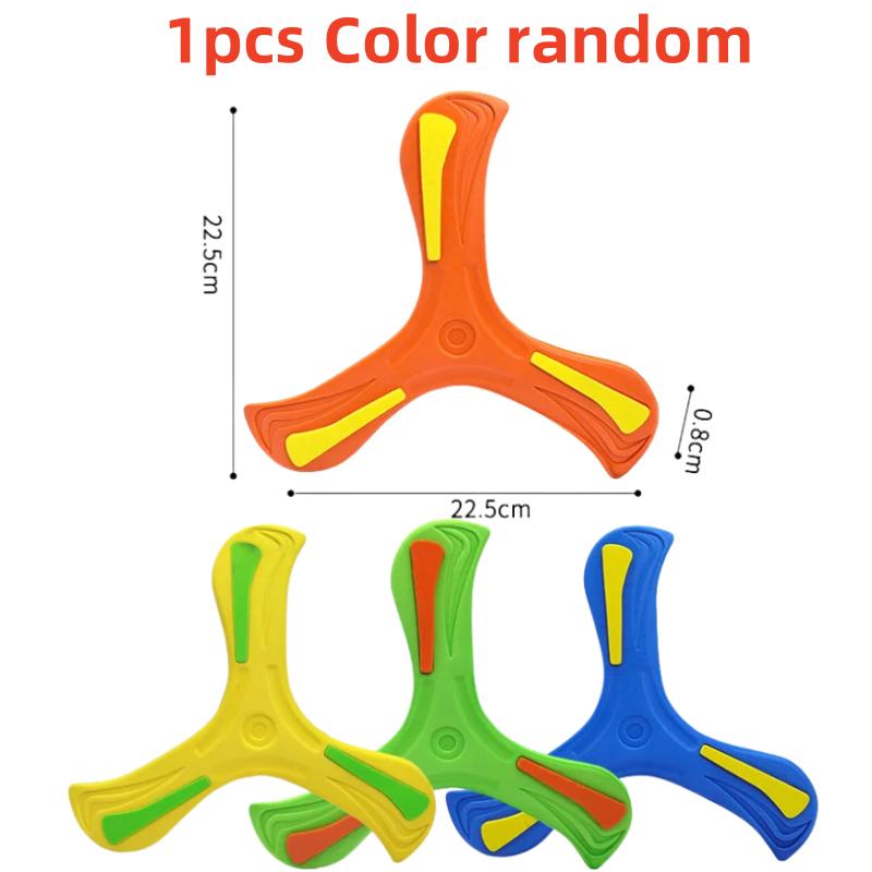 Toys Children Outdoor Sport Flying Disc Soft EVA Touching Boomerang Return Dart Hand Throw Spinner Parent-Child Interactive Game
Toys Children Outdoor Sport Flying Disc Soft EVA Touching Boomerang Return Dart Hand Throw Spinner Parent-Child Interactive Game