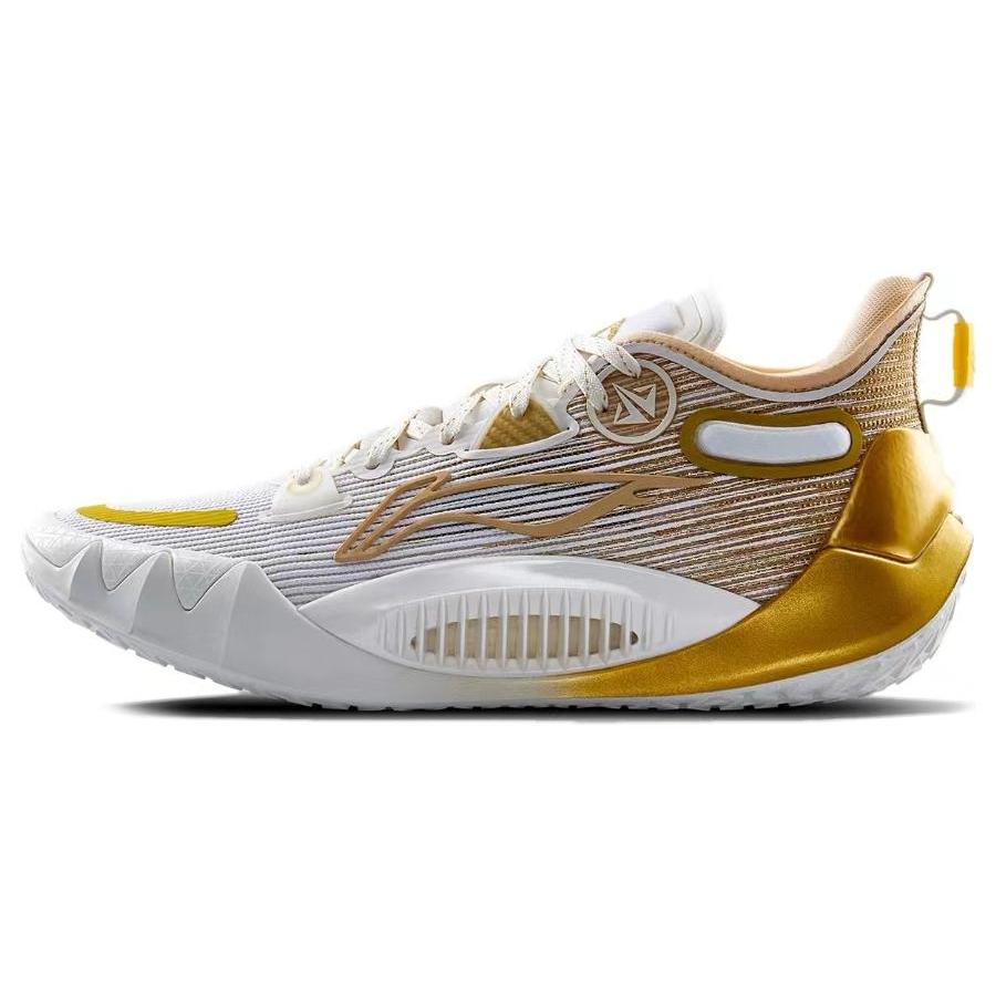 Li Ning JB1 Basketball Shoes Men s Low top White Gold ABAS051-47 42
Li Ning JB1 Basketball Shoes Men s Low top White Gold ABAS051-47 42