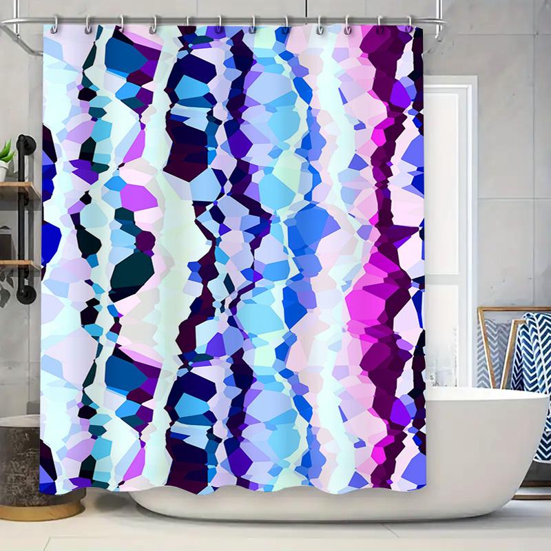 Abstract Geometric Bath Shower Curtain Blue Purple White Pink Watercolor Print Polyester Fabric Home Decoration Bathroom Decorat W60H190(CM)-1 Pcs
Abstract Geometric Bath Shower Curtain Blue Purple White Pink Watercolor Print Polyester Fabric Home Decoration Bathroom Decorat W60H190(CM)-1 Pcs