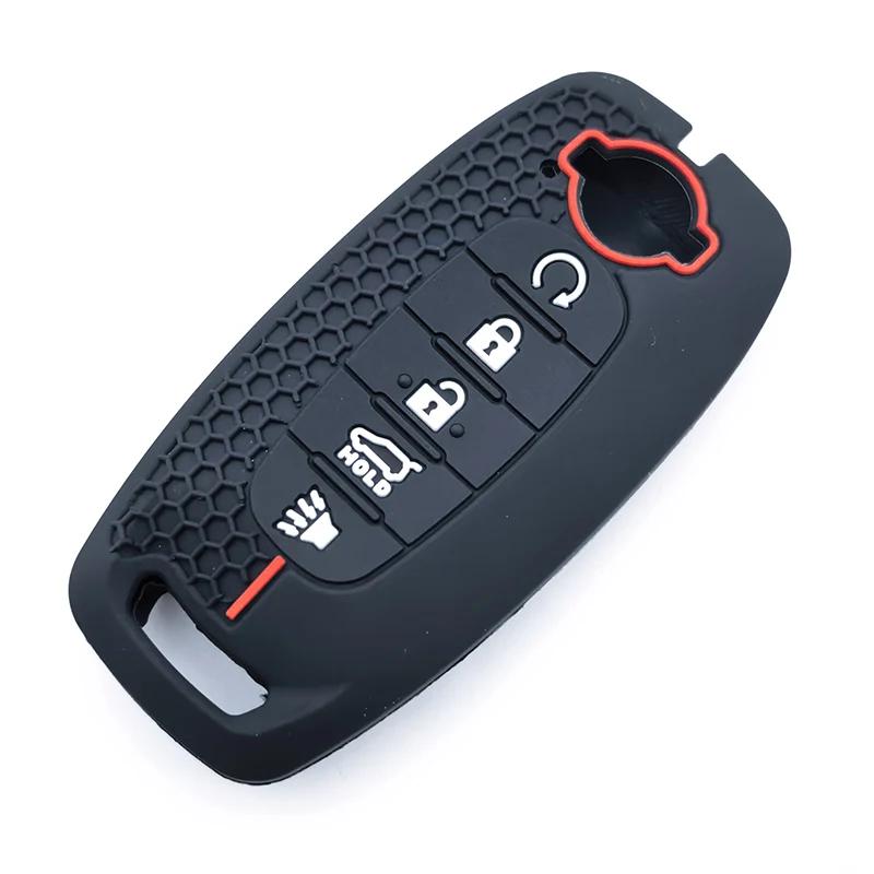5 Buttons Silicone Car Key Case Full Coverfor Nissan/X-Trail T33/Qashqai J12/Teana Car Key Case Cover Keychain
5 Buttons Silicone Car Key Case Full Coverfor Nissan/X-Trail T33/Qashqai J12/Teana Car Key Case Cover Keychain