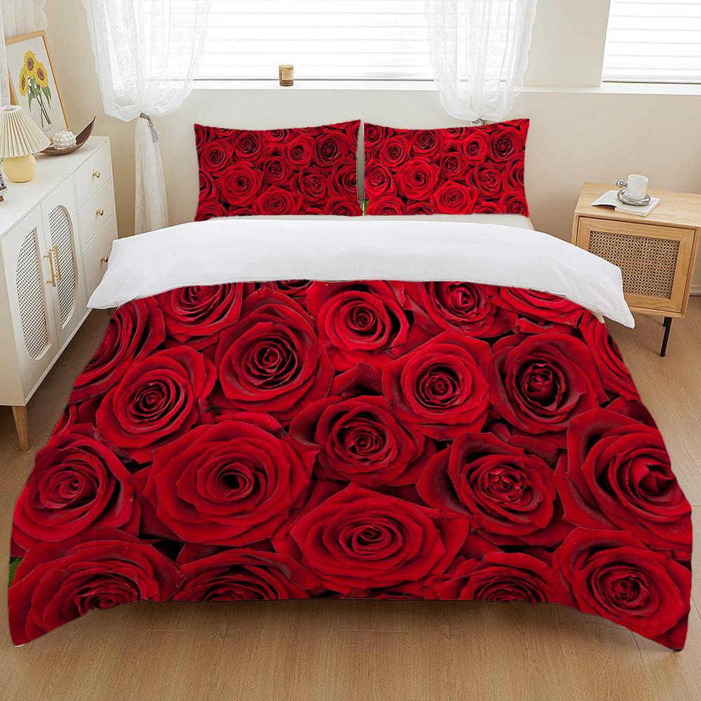 Wish Home Textiles Red Rose 3D Printing Bedding Three-Piece Set 135 * 200cm 50 * 80cm * 1 two-piece set
Wish Home Textiles Red Rose 3D Printing Bedding Three-Piece Set 135 * 200cm 50 * 80cm * 1 two-piece set