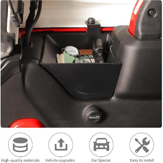 JeCar Wheel Well Storage Rear Trunk Organizer for 2024+ Jeep Wrangler JL JLU 4-Door Interior Accessories Black (Trunk Storage L&R)
JeCar Wheel Well Storage Rear Trunk Organizer for 2024+ Jeep Wrangler JL JLU 4-Door Interior Accessories Black (Trunk Storage L&R)