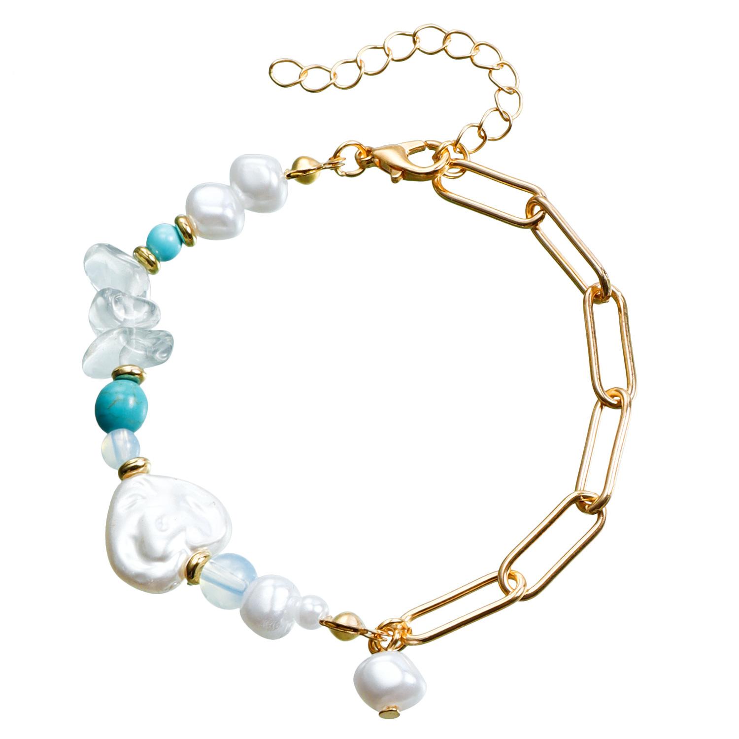 Ювелирные изделия, Ожерелье из бусин цвета «легкая роскошь», Набор ожерелий-цепочек с имитацией жемчуга.