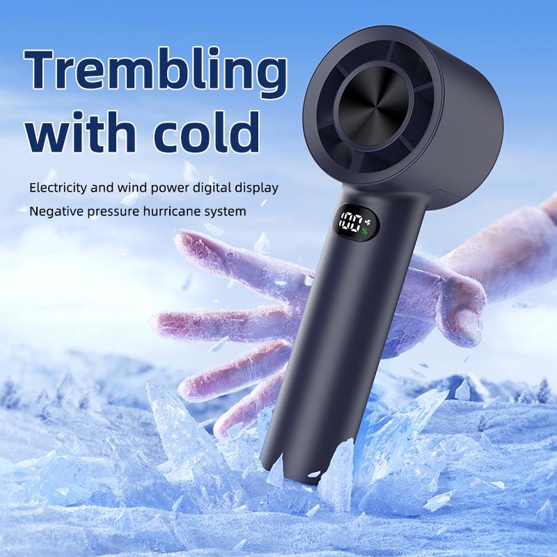 Mini Handheld Fan Portable Hook Turbo Fan Usb Rechargeable Led Display Screen Summer Cooling Outdoor Desktop Camping ElectricFan білий
Mini Handheld Fan Portable Hook Turbo Fan Usb Rechargeable Led Display Screen Summer Cooling Outdoor Desktop Camping ElectricFan білий