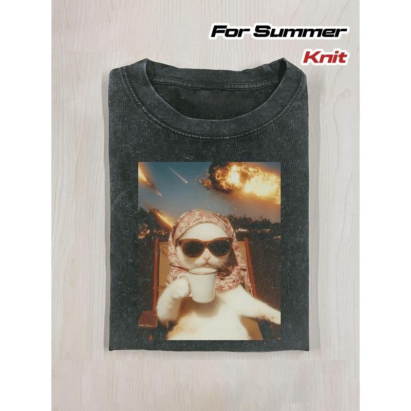 European sizes Lightweight Feel) Vintage Washed T-Shirt, Casual Summer Knit Fabric Pullover for Adults - Regular Fit Daily Wear, T Shirts 5XL чорний
European sizes Lightweight Feel) Vintage Washed T-Shirt, Casual Summer Knit Fabric Pullover for Adults - Regular Fit Daily Wear, T Shirts 5XL чорний