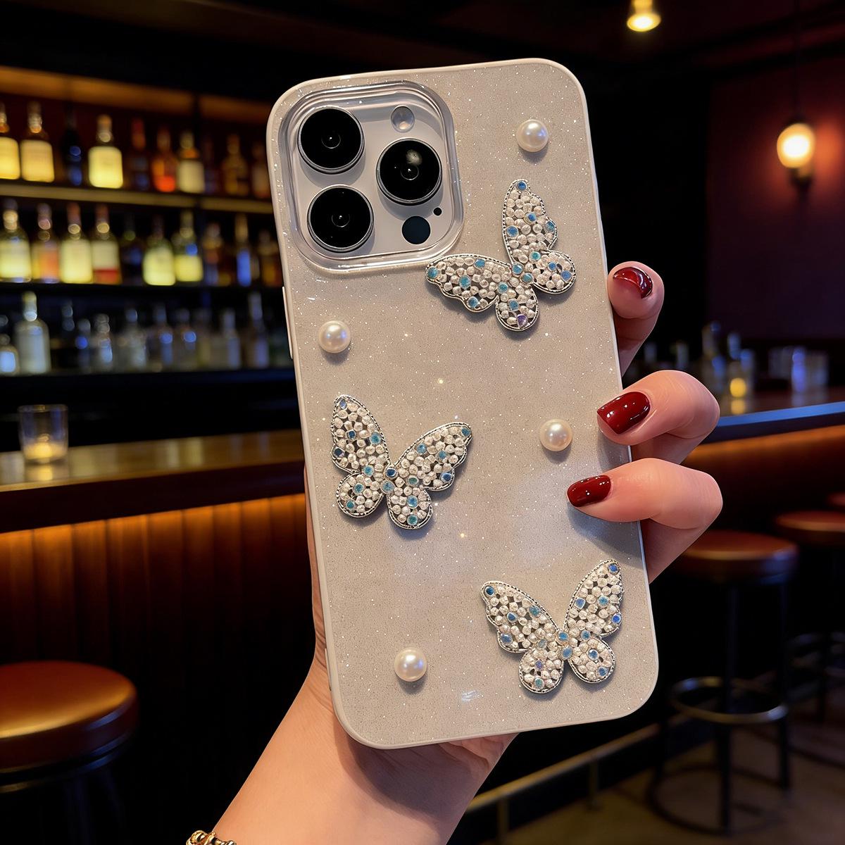 3D Pearl Butterfly Shell Phone Case for Apple iPhone 13/14/15 Pro Max/16 Pro iPhone 14 Plus
3D Pearl Butterfly Shell Phone Case for Apple iPhone 13/14/15 Pro Max/16 Pro iPhone 14 Plus