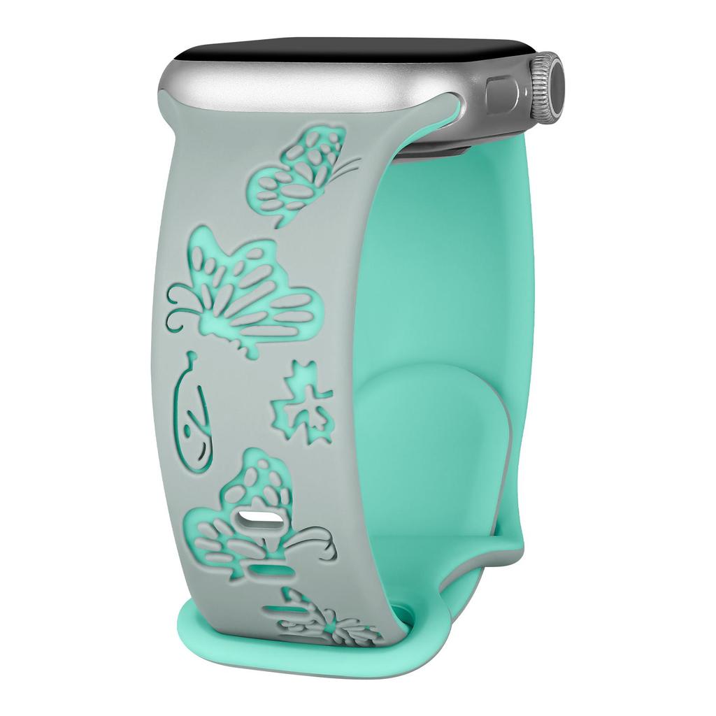 Cute Carved Butterfly Soft Silicone Strap For Apple Watch Ultra 2 49mm S11 S10 42mm 46mm For iWatch SE 9 8 7 6 5 4 3 38mm 45mm S10S11 42mm3840 41
Cute Carved Butterfly Soft Silicone Strap For Apple Watch Ultra 2 49mm S11 S10 42mm 46mm For iWatch SE 9 8 7 6 5 4 3 38mm 45mm S10S11 42mm3840 41