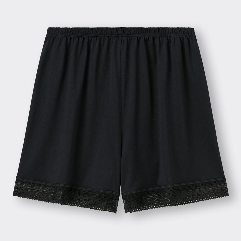 Брюки GU petti с кружевом короткой длины
Брюки GU petti с кружевом короткой длины